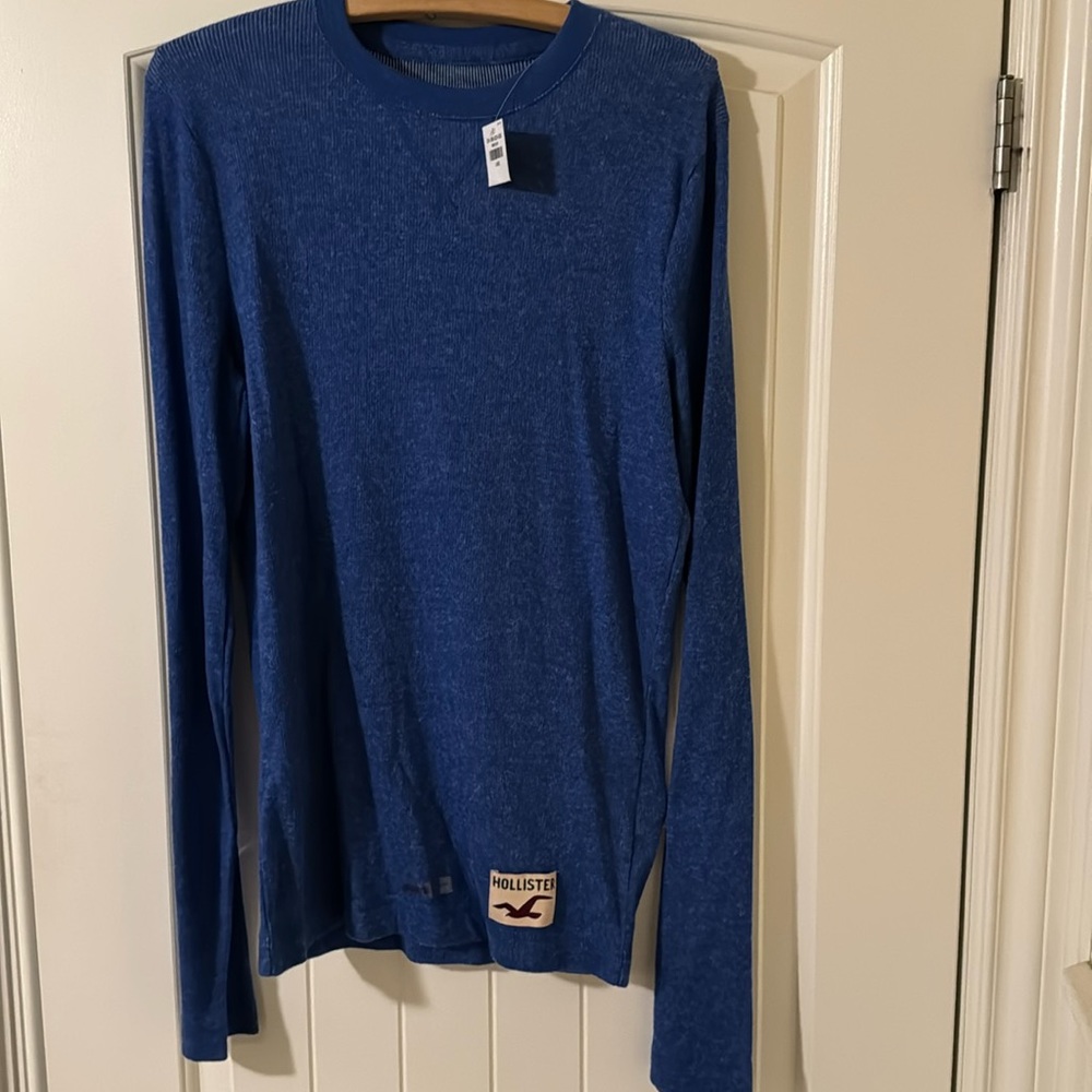 Hollister blue sweater